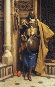 Ludwig Deutsch A Palace Guard oil painting